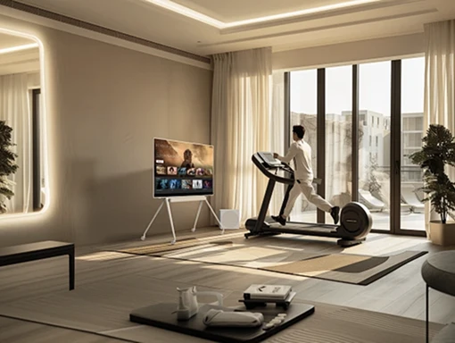 Fitnessstudio zu Hause