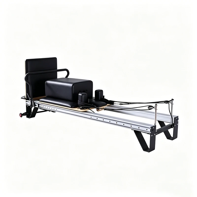 MJD-W26 Aluminium-Pilates-Reformer f&uuml;r Heim und Fitnessstudio, multifunktionales Trainingsger&auml;t