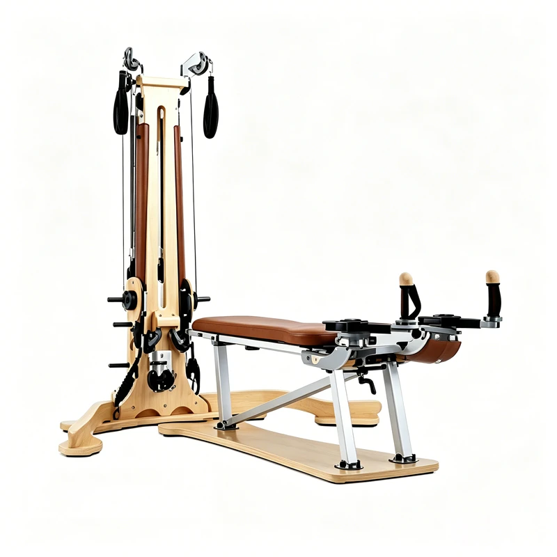 MJD-W42 Gyrotonic aus Buchenholz mit Schiene aus Aluminiumlegierung