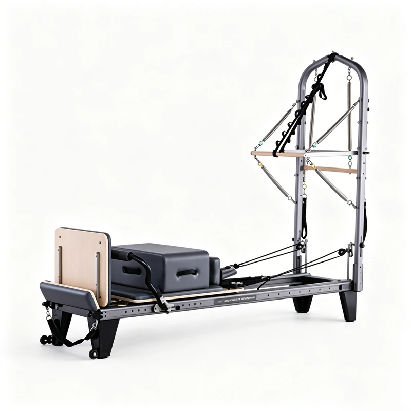 MJD-W45 Pilates-Reformer aus Aluminium mit Halbturm und Vollbahn