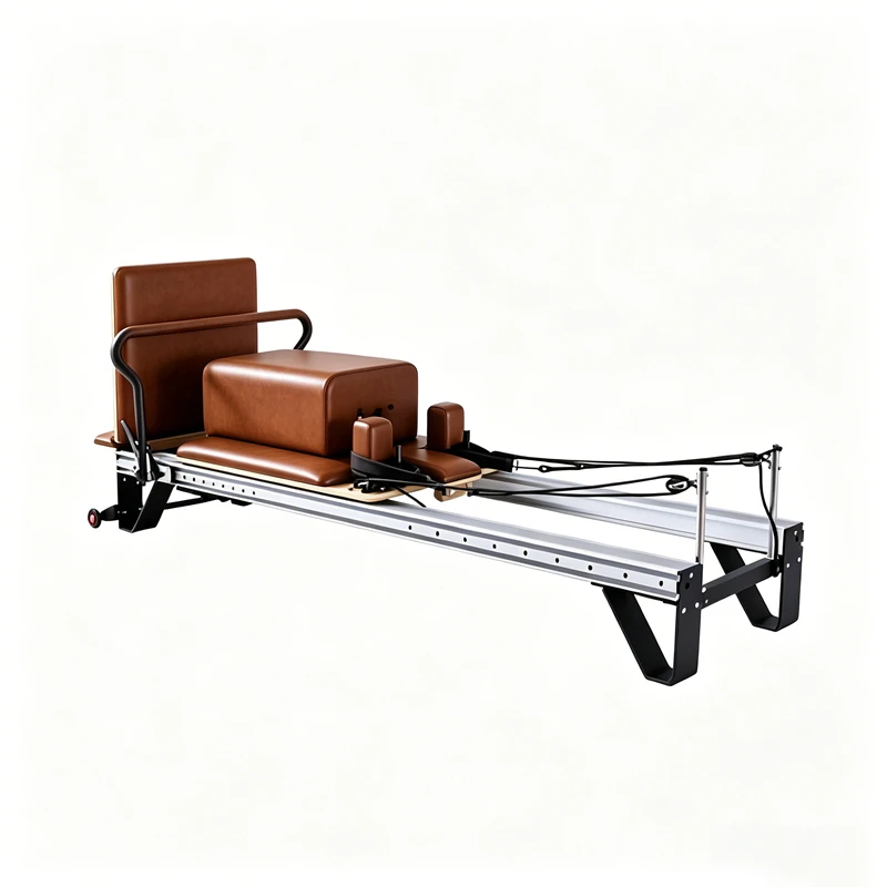 MJD-W26 Aluminium-Pilates-Reformer f&uuml;r Heim und Fitnessstudio, multifunktionales Trainingsger&auml;t