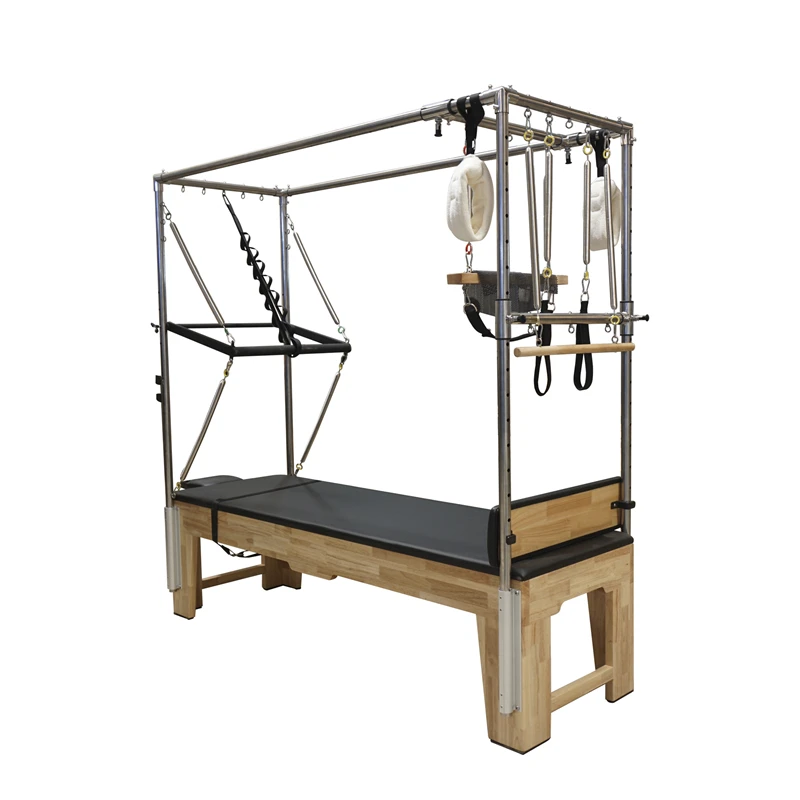 MJD-M201A Pilates-Trapeztisch Cadillac aus Holz (alles Zubeh&ouml;r ist im Lieferumfang enthalten)