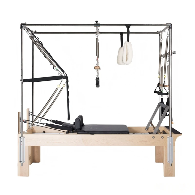MJD-W25A Ahornholz-Pilates-Cadillac-3-in-1-Ger&auml;t f&uuml;r Vertriebspartner und kommerzielles Studio