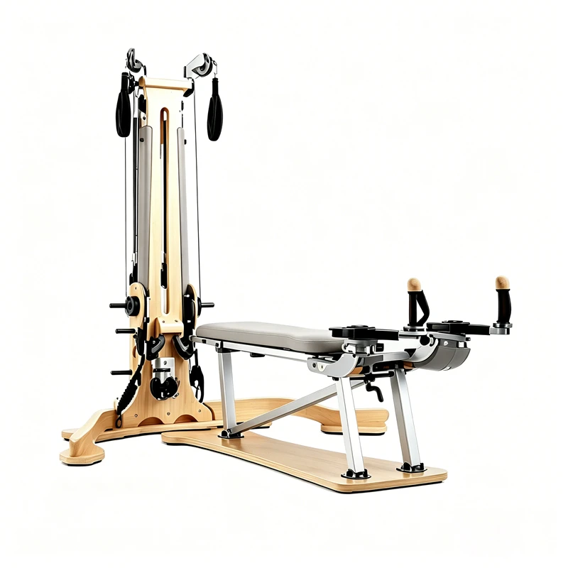 MJD-W42 Gyrotonic aus Buchenholz mit Schiene aus Aluminiumlegierung