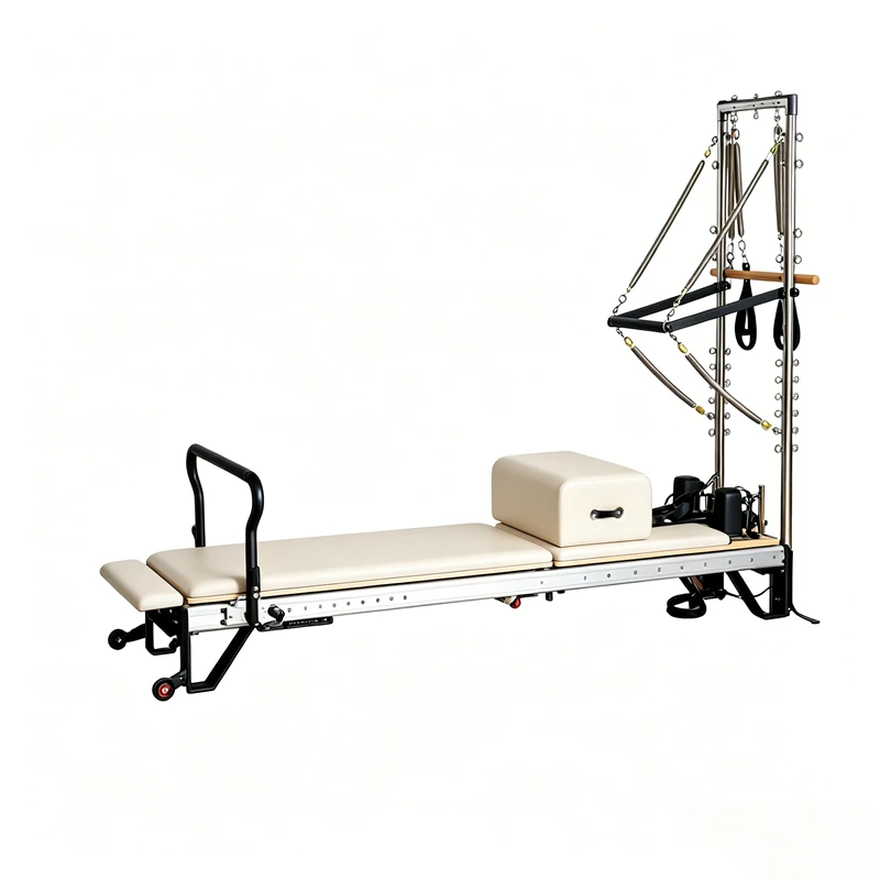 MJD-W35 Studio-Pilates-Reformer aus Aluminium mit Halbturm