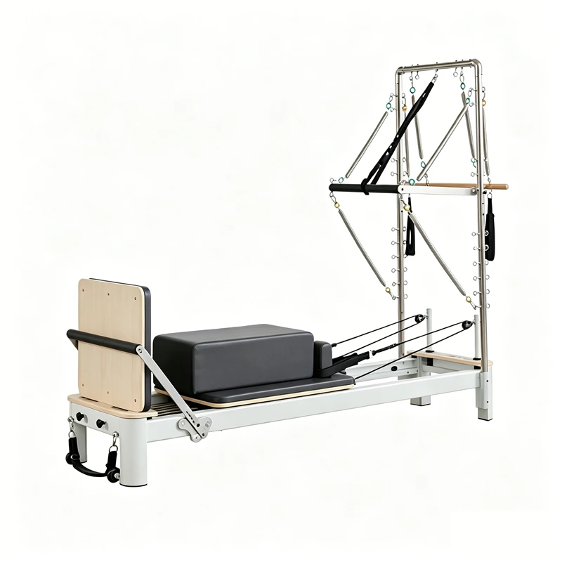 MJD-W41 Pilates-Reformer aus Aluminium mit Halbturm