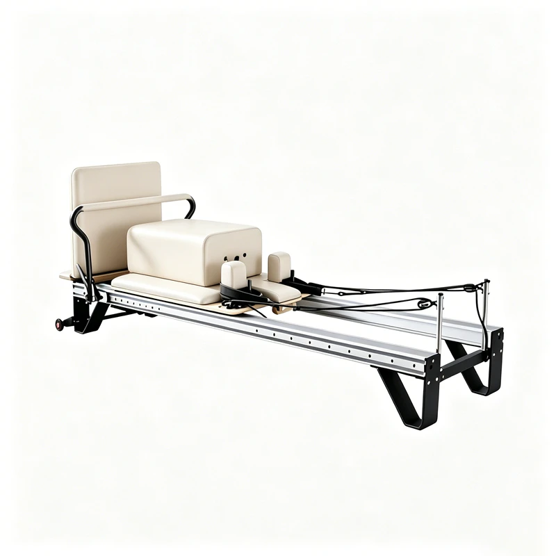 MJD-W26 Aluminium-Pilates-Reformer f&uuml;r Heim und Fitnessstudio, multifunktionales Trainingsger&auml;t