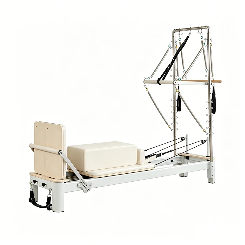 MJD-W41 Pilates-Reformer aus Aluminium mit Halbturm
