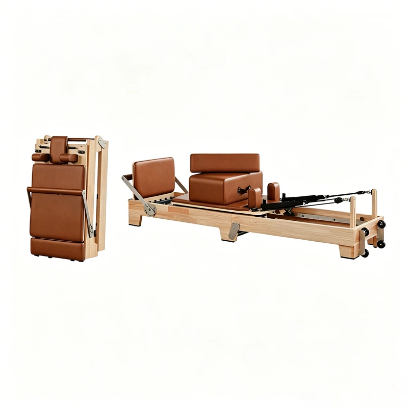 MJD-W55A faltbarer Pilates-Reformer aus Ahornholz
