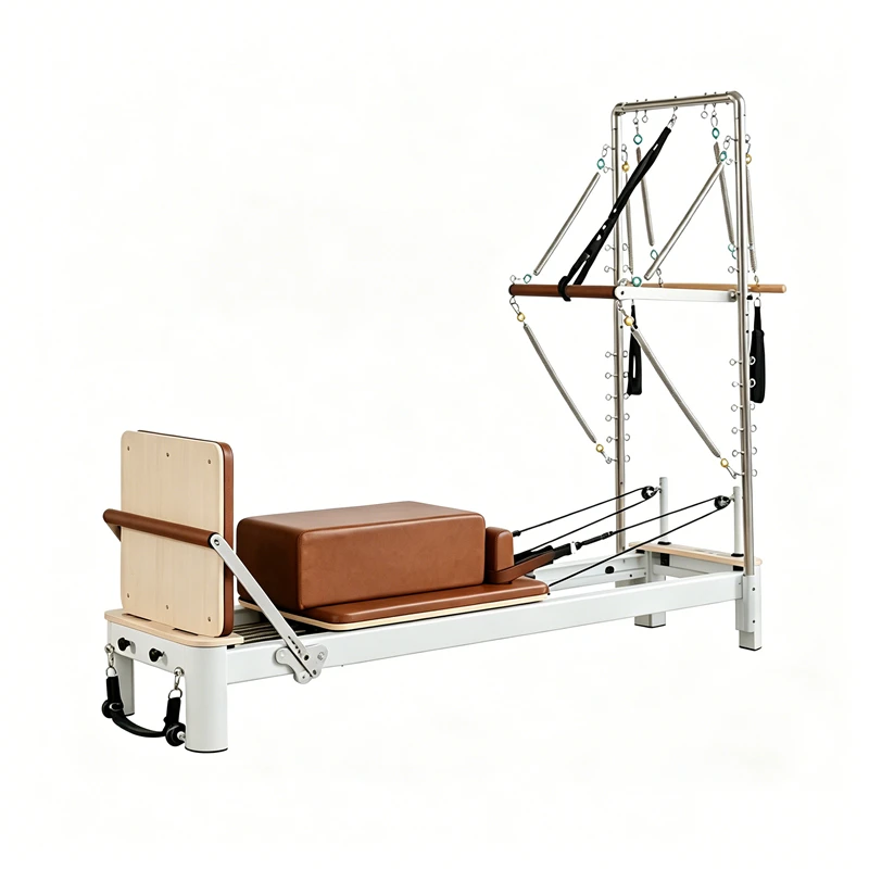 MJD-W41 Pilates-Reformer aus Aluminium mit Halbturm