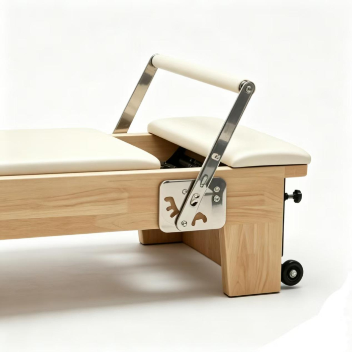 MJD-M101A Pilates-Reformer aus Eichenholz mit Holzbeinen