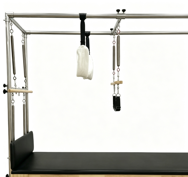 MJD-M201A Pilates-Trapeztisch Cadillac aus Holz (alles Zubehör ist im Lieferumfang enthalten)