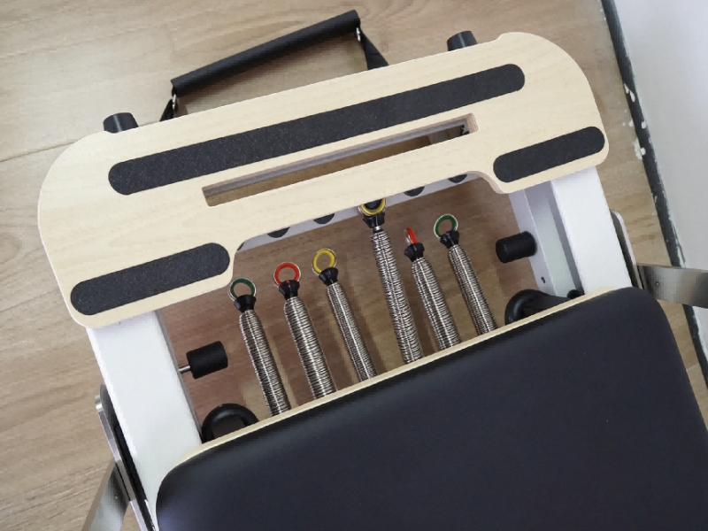 MJD-W40 Premium-Pilates-Reformer aus Aluminium, faltbar, mit Stützbeinen aus Legierung