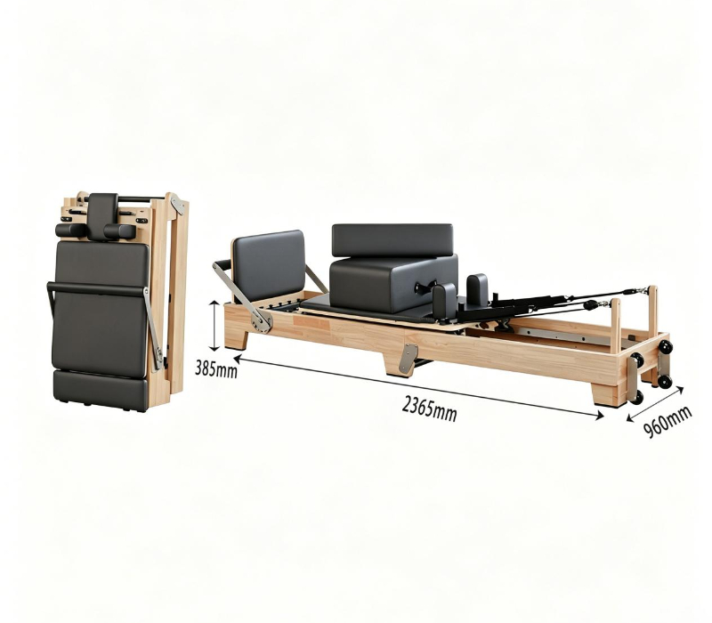 MJD-W55A Faltbarer Pilates-Reformer aus Ahornholz