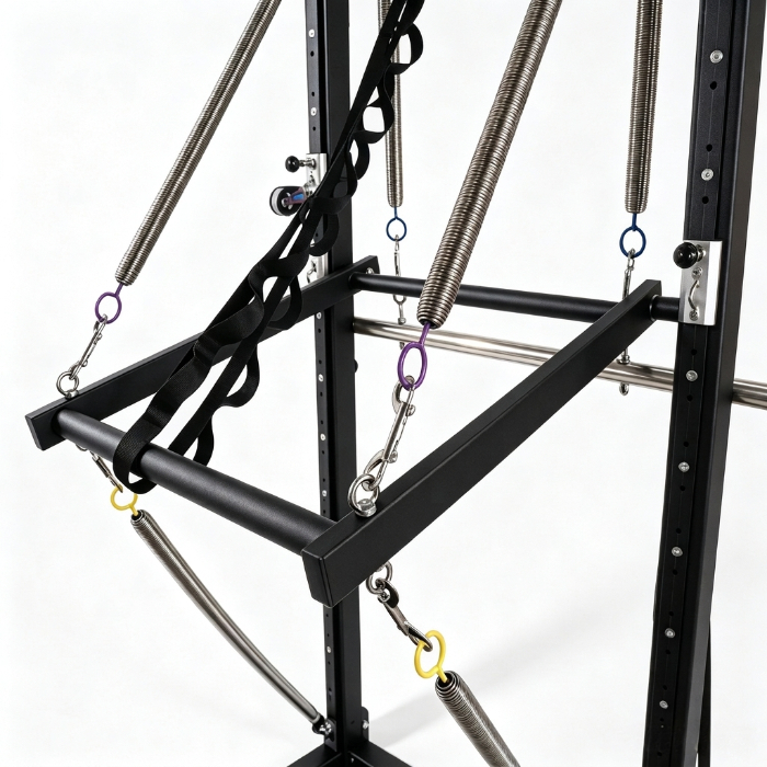 MJD-W45 Aluminium-Pilates-Reformer mit Halbturm und Vollbahn
