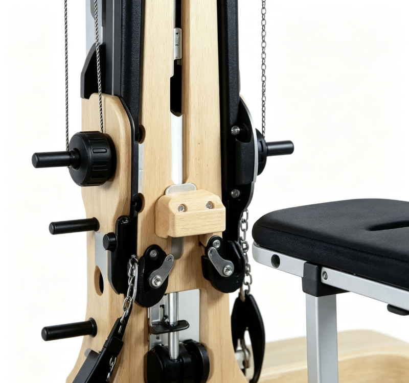 MJD-W42 Gyrotonic aus Buchenholz mit Aluminiumlegierungsschiene