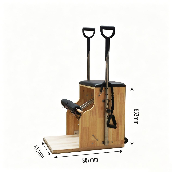 MJD-M401A Pilates-Wunda-Stuhl-Trainingsgerät aus massivem Eichenholz