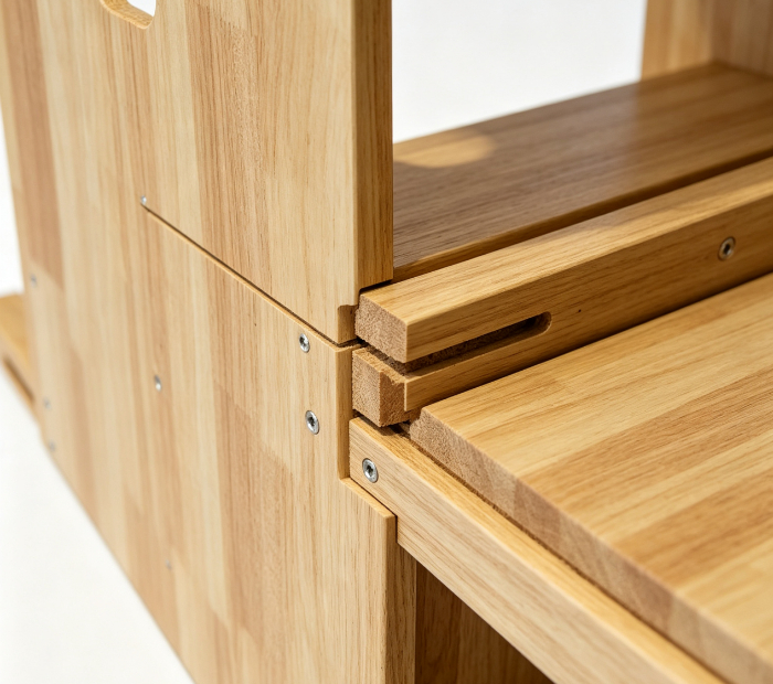 MJD-M301A Leiterfass aus Eichenholz mit neuem Design