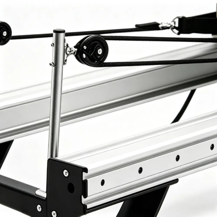 MJD-W26 Aluminium-Pilates-Reformer, multifunktionales Trainingsgerät für Zuhause und Fitnessstudio