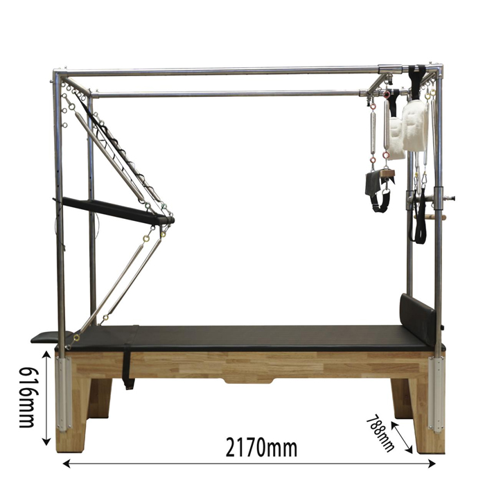 MJD-M201A Pilates-Trapeztisch Cadillac aus Holz (alles Zubehör ist im Lieferumfang enthalten)