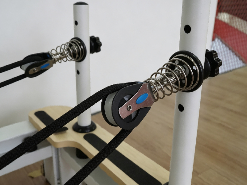 MJD-W40 Premium-Pilates-Reformer aus Aluminium, faltbar, mit Stützbeinen aus Legierung